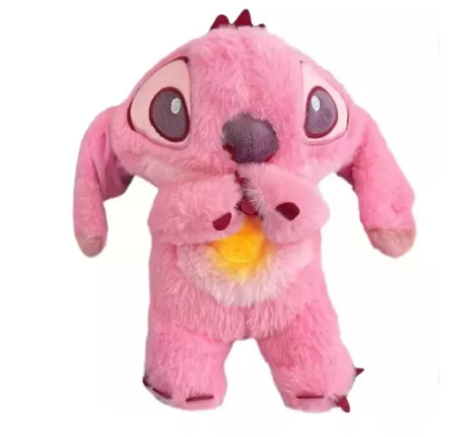 Vista 4 de Peluche Stitch Que Respira Y Brilla